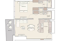 1 bedroom apartment